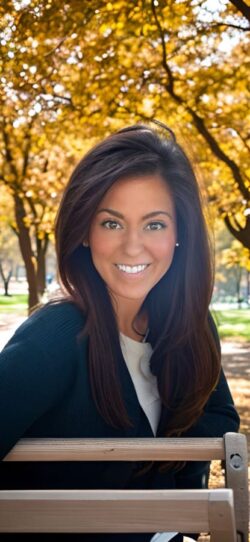 ES team member Jackie at a park