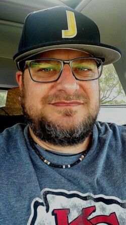 Jamon wearing Kansas City gear