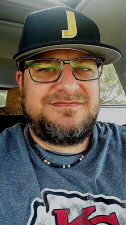 Jamon wearing Kansas City gear