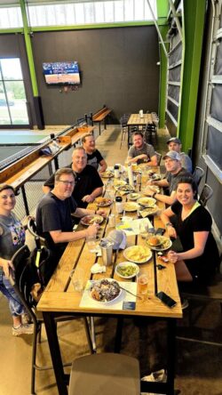 Company competition (aka team building) at Chicken N Pickle